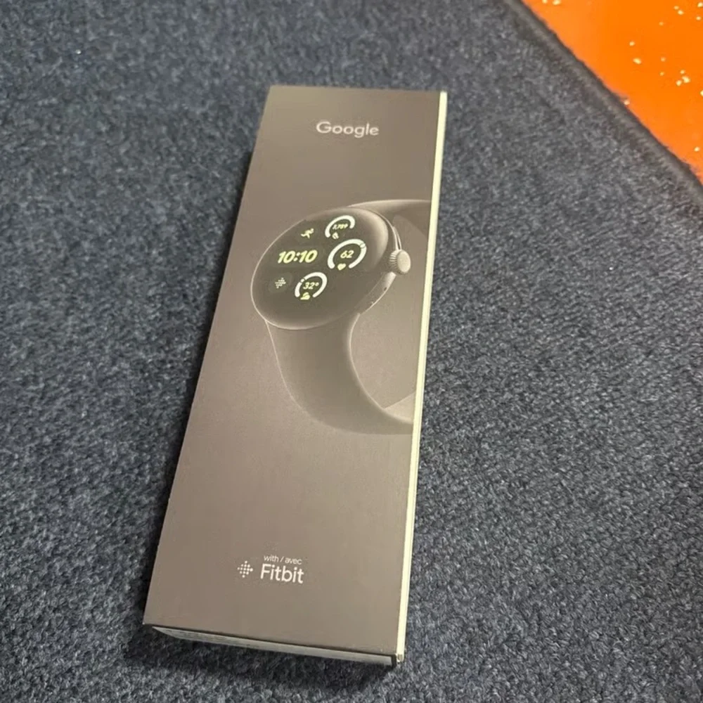 Google Smartwatch with Black and Blue Bands